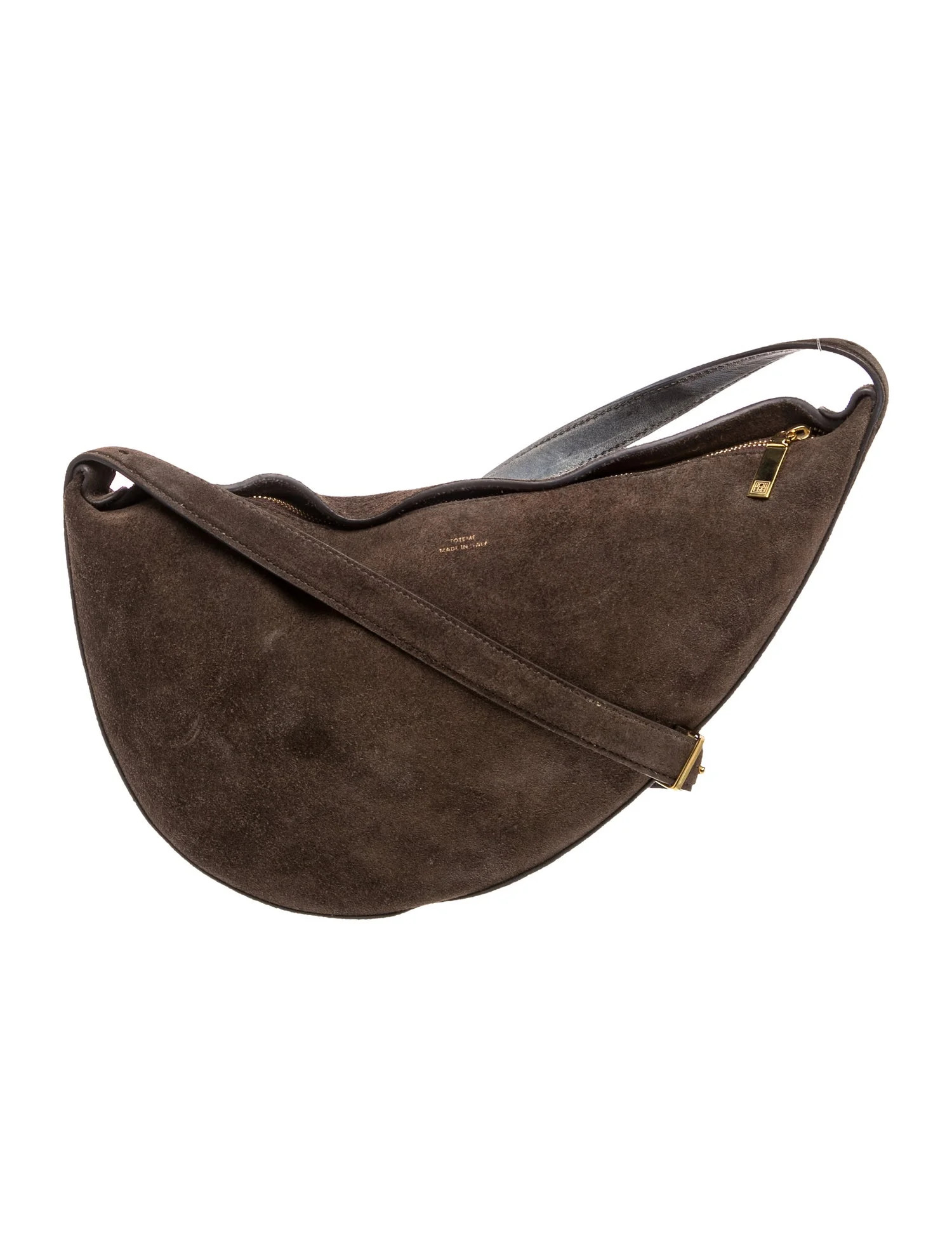 TOTEME Suede Tote - Brown Shoulder Bags, Handbags - TTM62497 | The RealReal | The RealReal