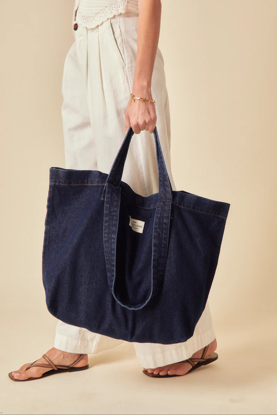 Blue Denim Tote Bag | Nobody's Child