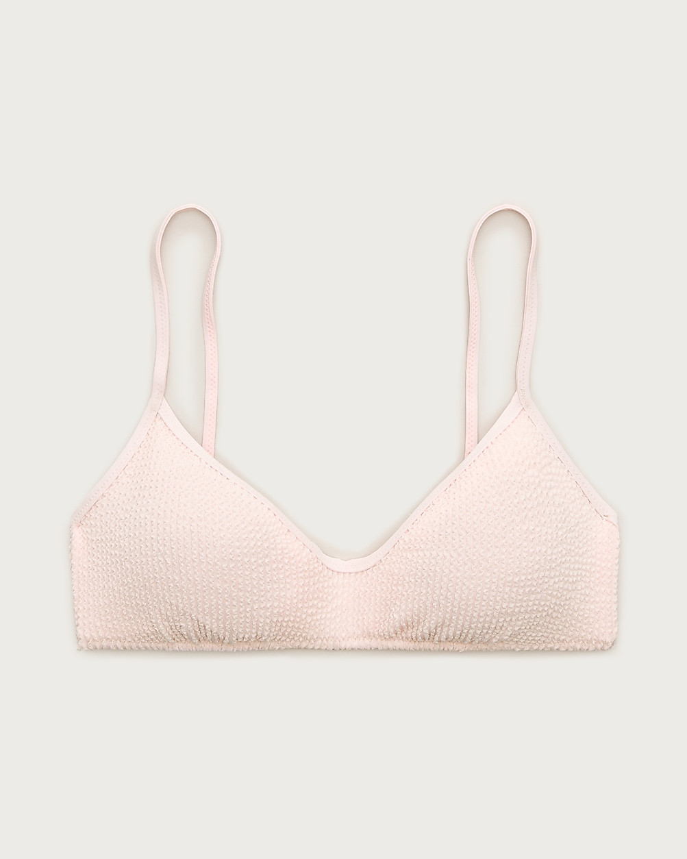 Odessa scrunchie bikini top | J. Crew US