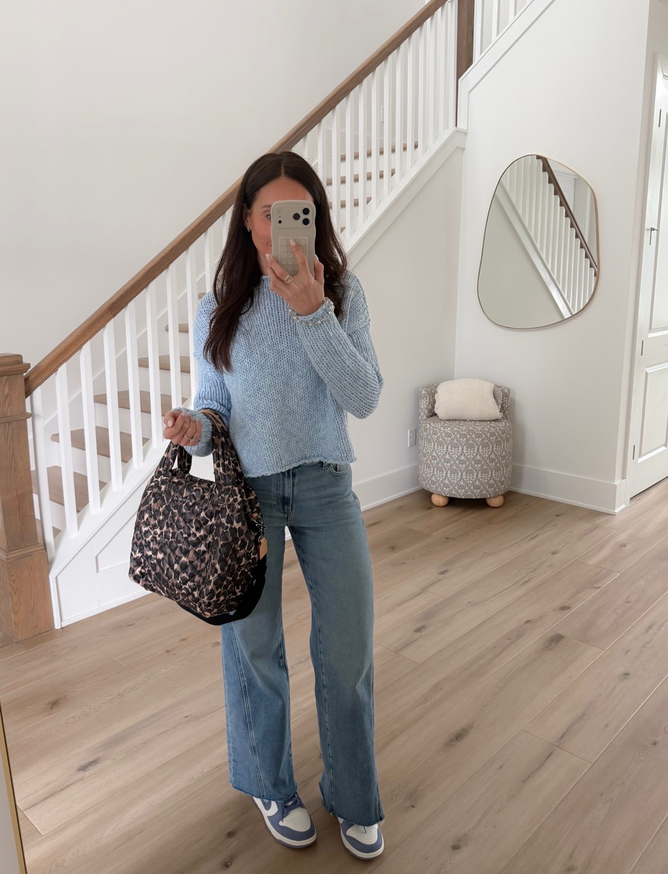 The softest blue blouse! Elevated everyday wear. Perfect for winter cute clothes mom approved style Annabrstyle 

#LTKSeasonal #LTKdayinmylife #LTKmomlife