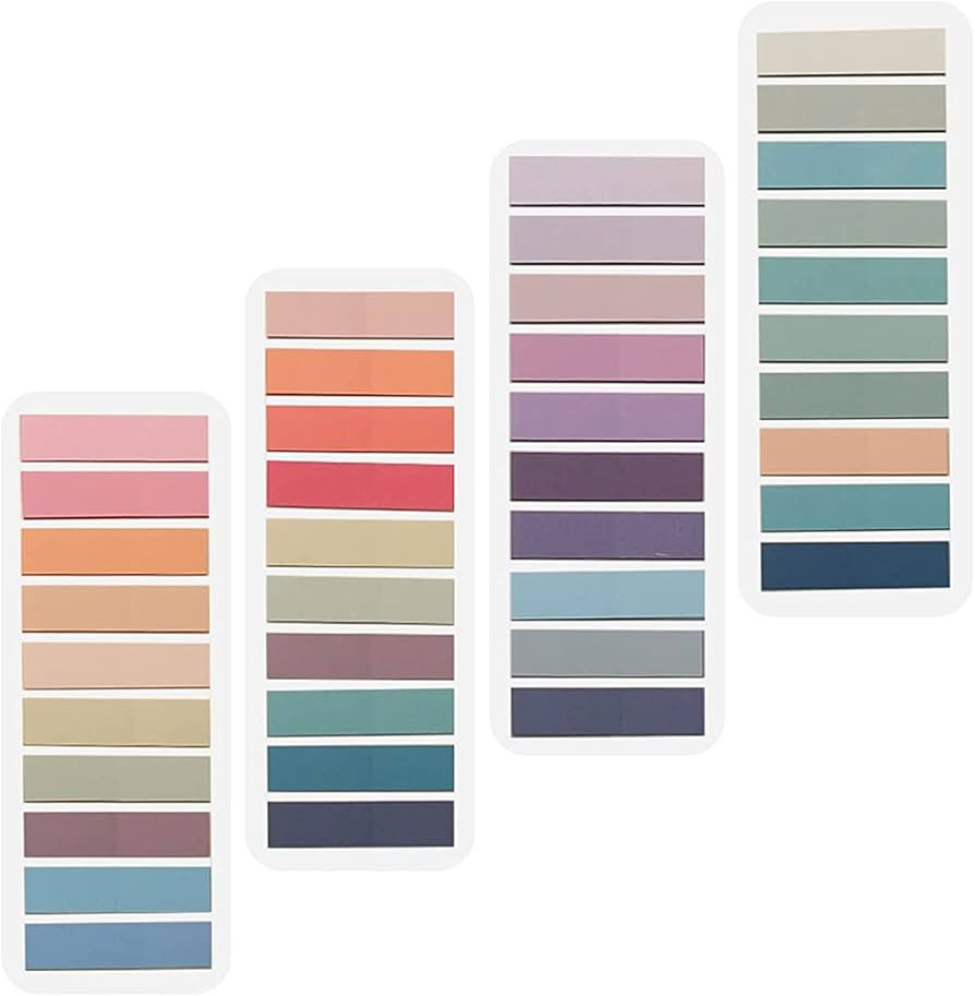 ELII Tabs 800Pcs Sticky Index Tabs Page Markers,Writable and Transparent Sticky Notes Page Tabs B... | Amazon (US)