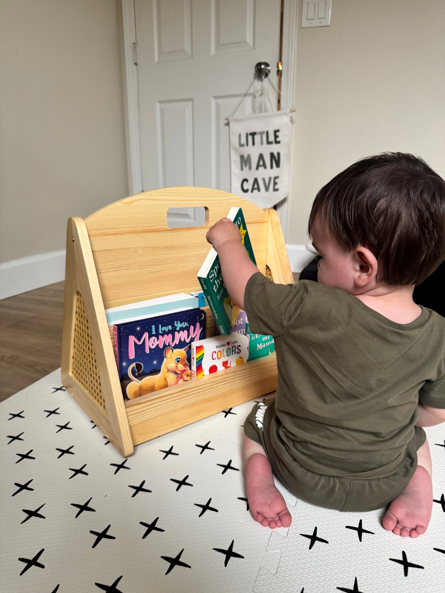 Double sided Montessori style bookshelf! 

#LTKKids #LTKBaby #LTKFamily
