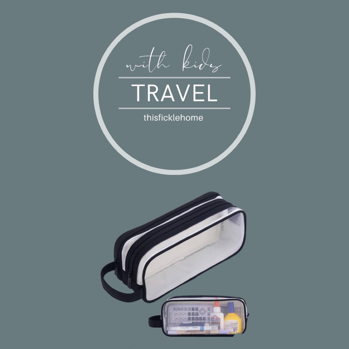 Pencil case, small travel mesh bag, backpack organization, travel with kids.

#LTKtravel #LTKBacktoSchool #LTKkids