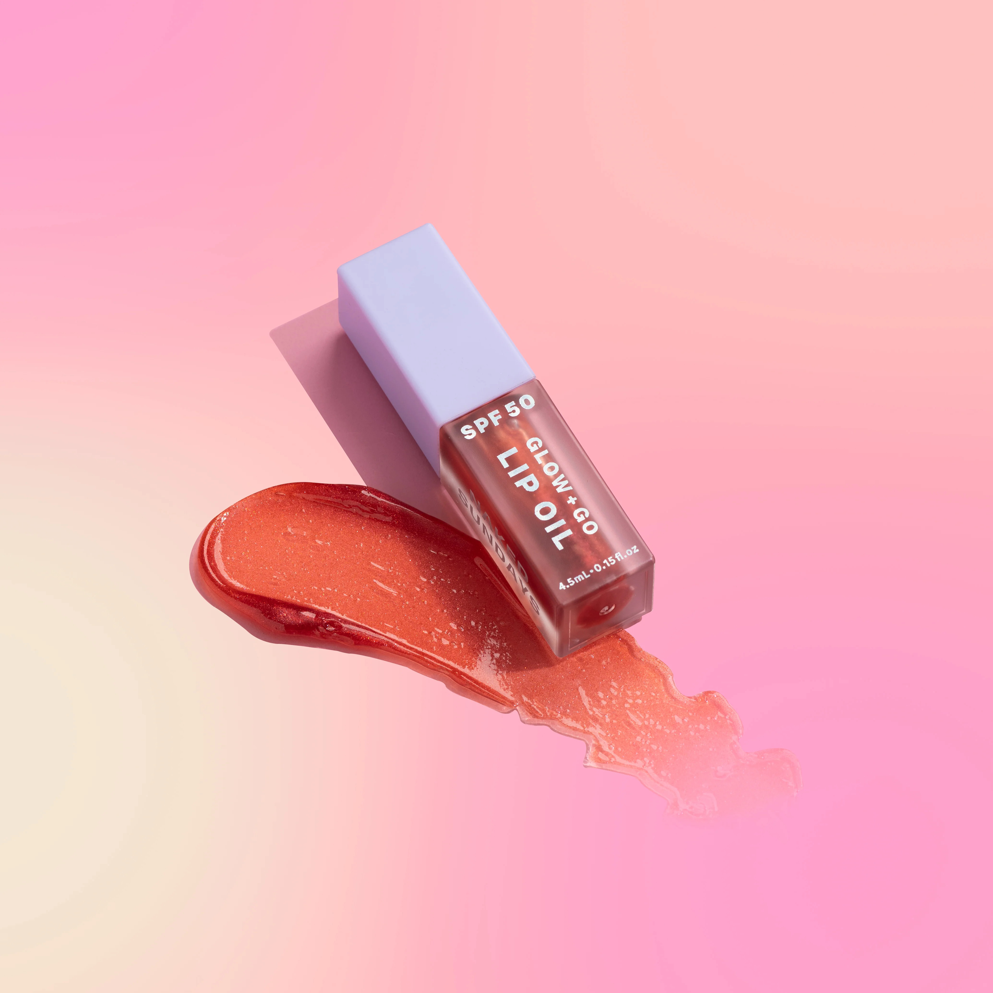 SPF50 Glow + Go Lip Oil in Cherry Pie (NEW!) | Naked Sundays (US)