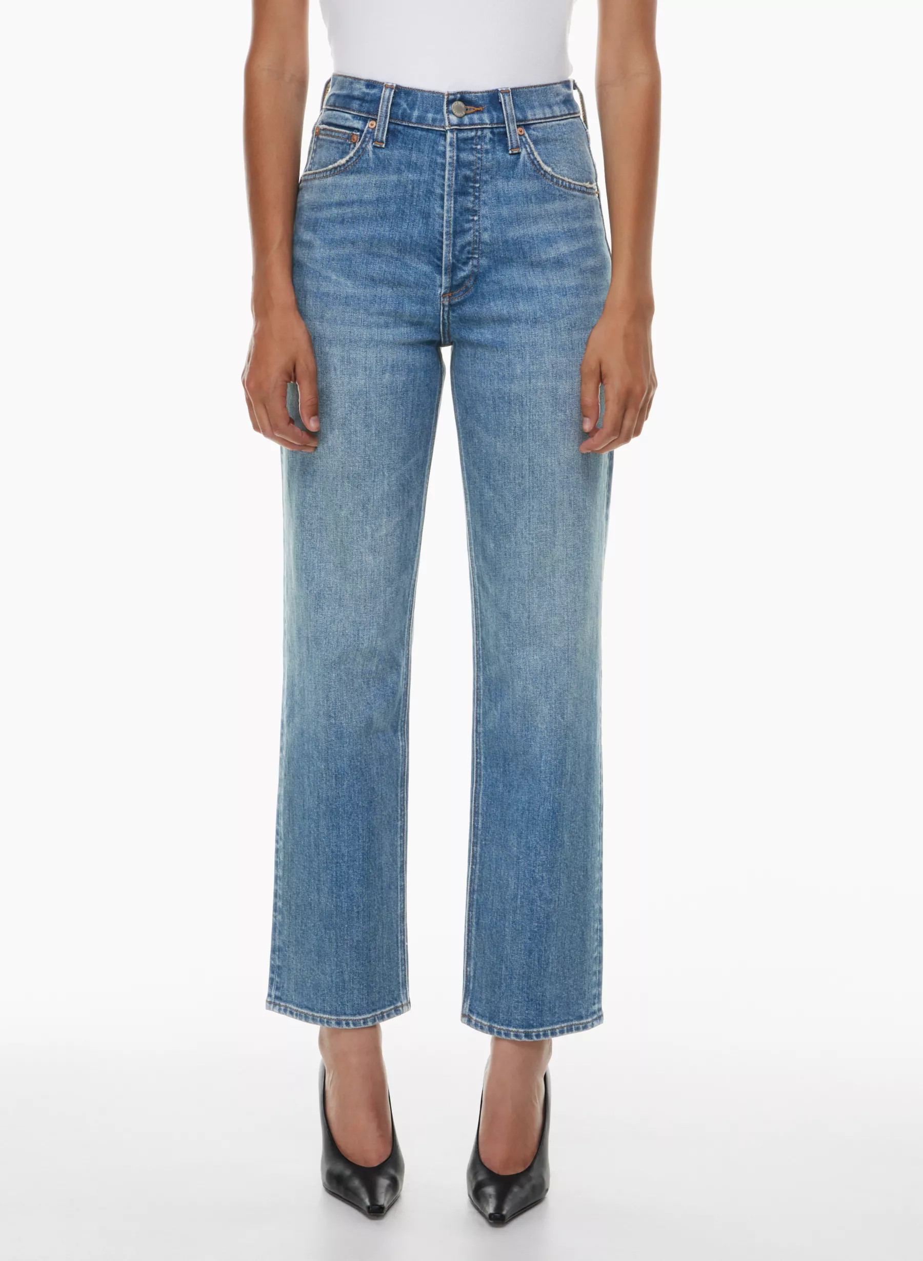THE ARLO HI-RISE STRAIGHT JEAN | Aritzia
