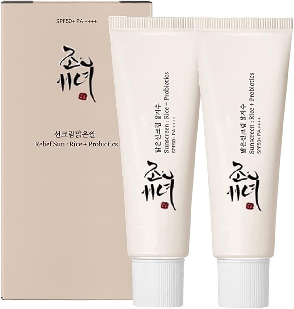Beauty of Facial Sunscreen,Korean Sunscreen | Rice Sunscreen SPF 50+ Sunscreen With Rice Extracts... | Amazon (UK)