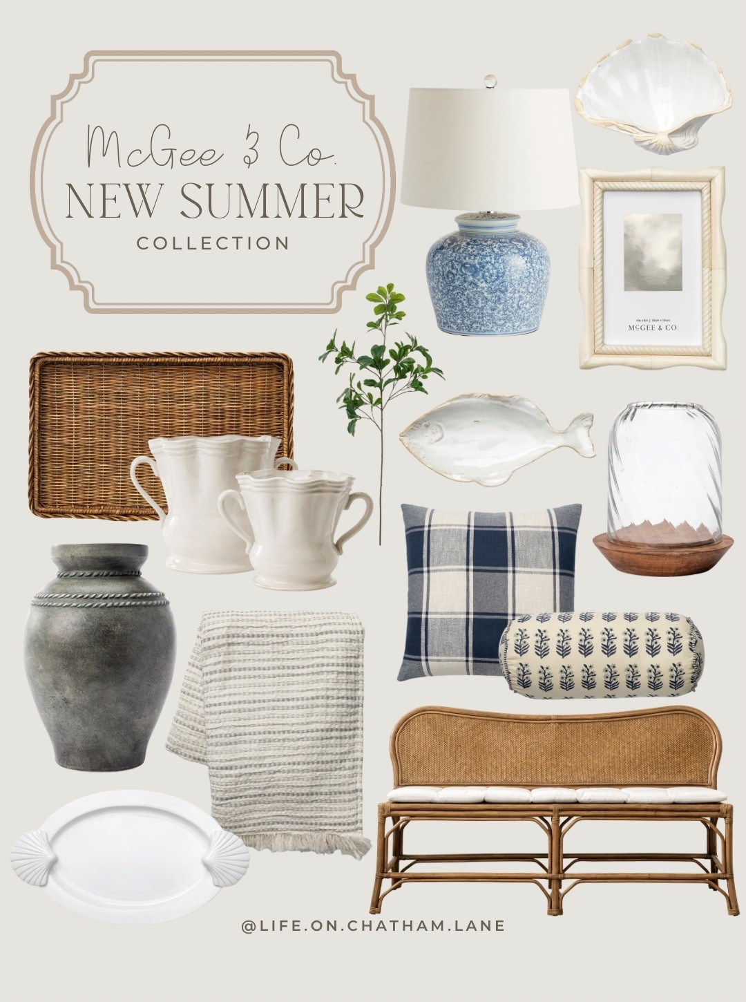 McGee & Co. summer collection is here!  Loving these rattan accents and subtle coastal touches! 

#LTKSeasonal #LTKHome