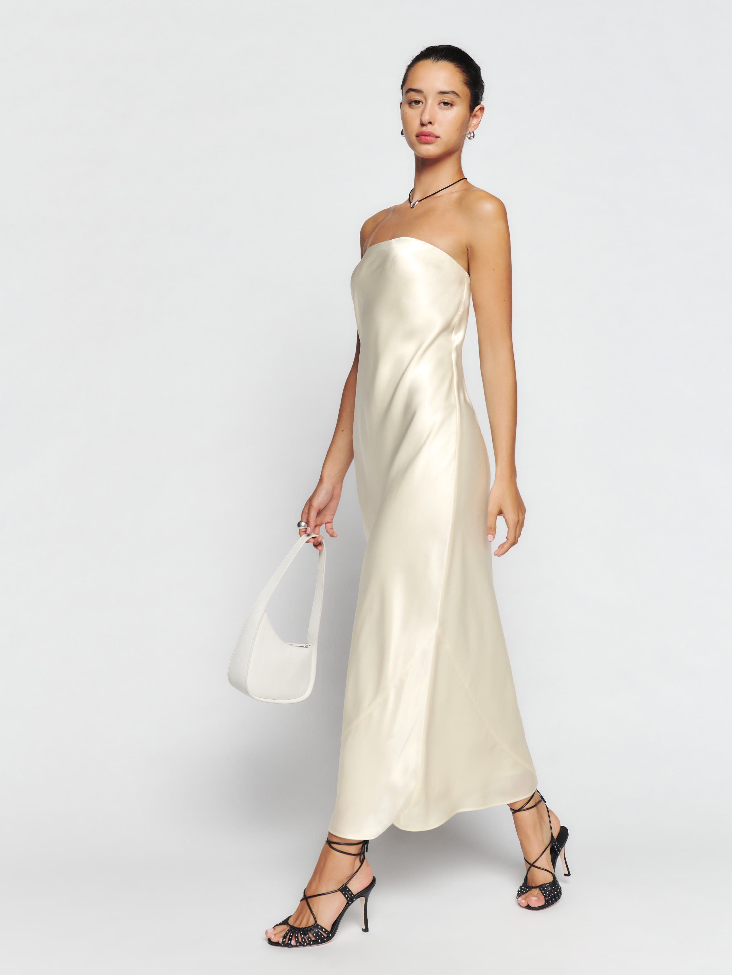 Petites Joana Silk Dress | Reformation (Global)