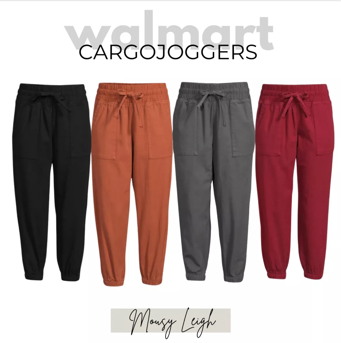 Time and Tru Women's Cargo Joggers 