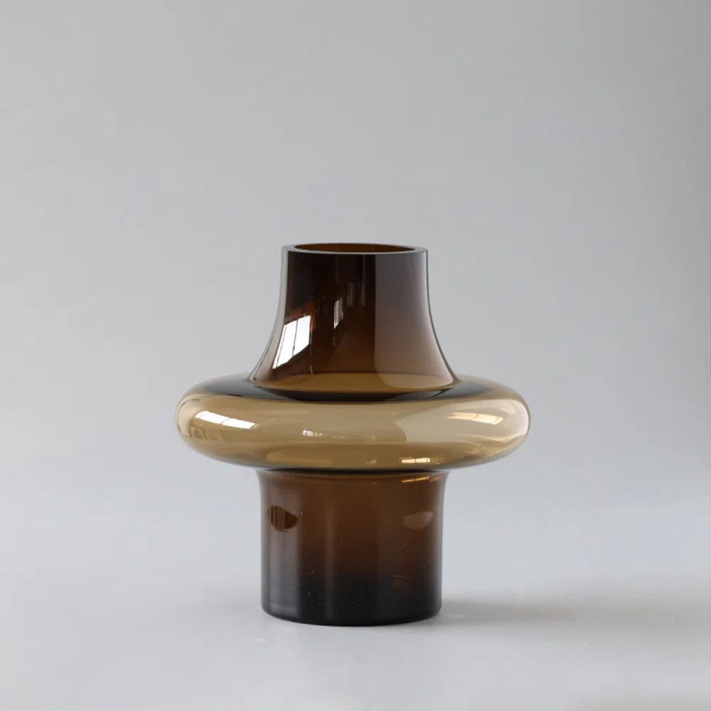 High-end living room table Flower arrangement and decorative Glass Vase | Wayfair North America