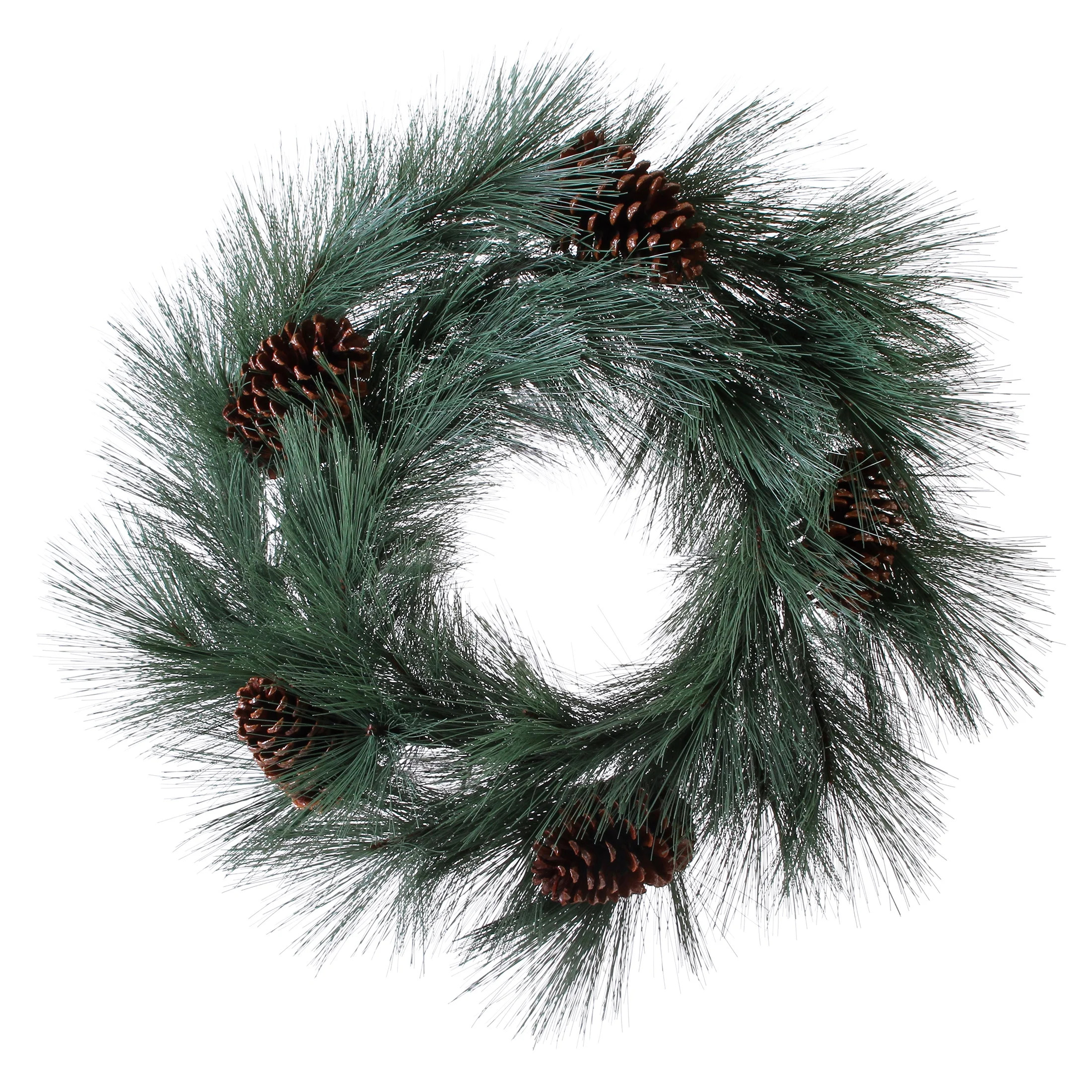 Holiday Time 24" Non-Lit Mulberry Christmas Wreath - Walmart.com | Walmart (US)