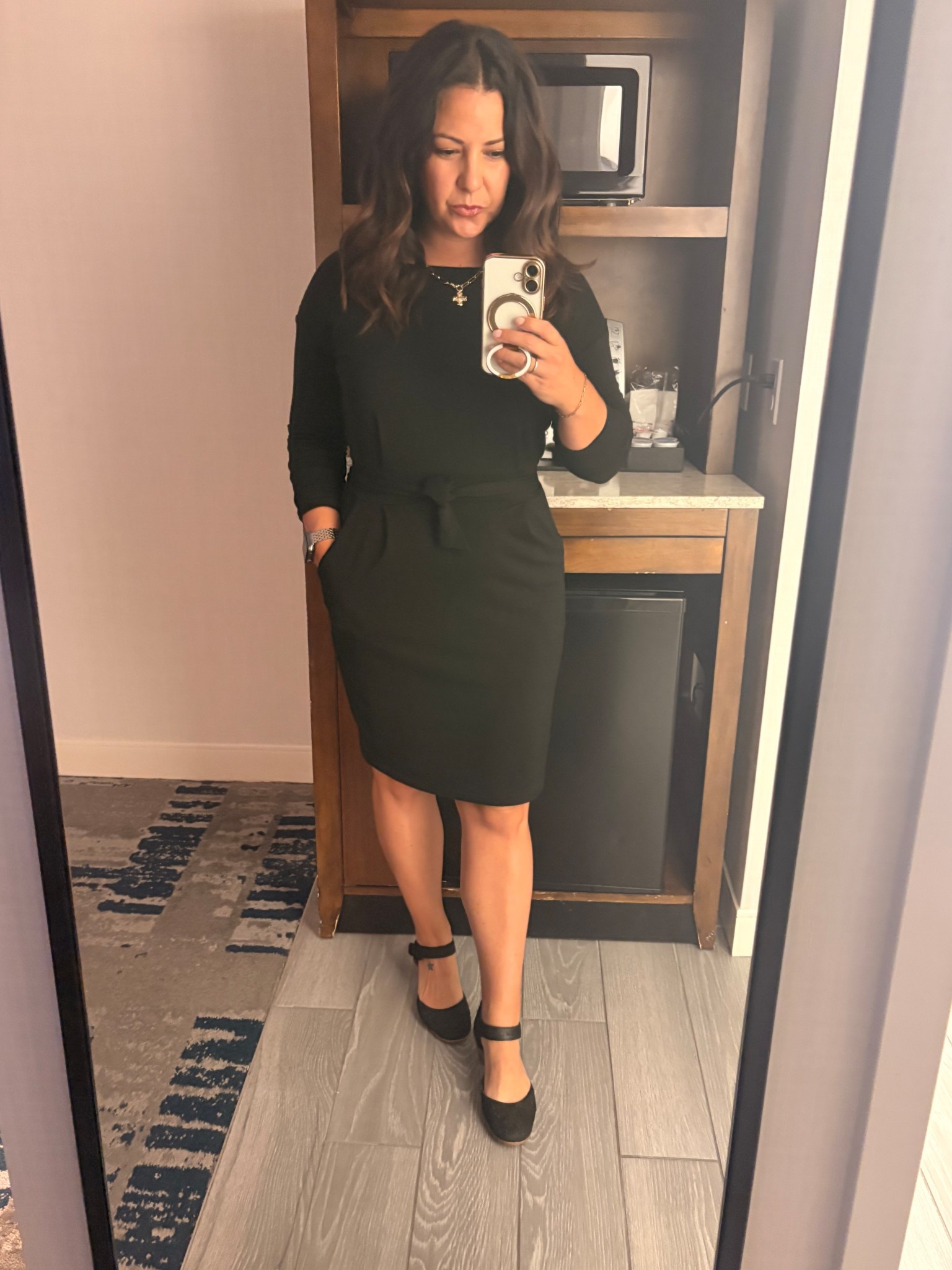 Headed to Capitol Hill to meet our Congresswoman! Wearing one of my most favorite and flattering professional-business casual dresses with pockets that comes in tons of colors. I also have the same dress in short sleeve that I’ve linked. I’m wearing small. My comfort shoes are fantastic! I’ve literally walked miles in these over the years in Washington DC. 

Teacher stylee

#LTKPetite #LTKShoeCrush #LTKWorkwear
