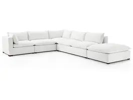 Organic 5 Piece Modular Sectional - Custom Modular Sectional Sofa - Modular Sectional Sofa Furnit... | The Futon Shop