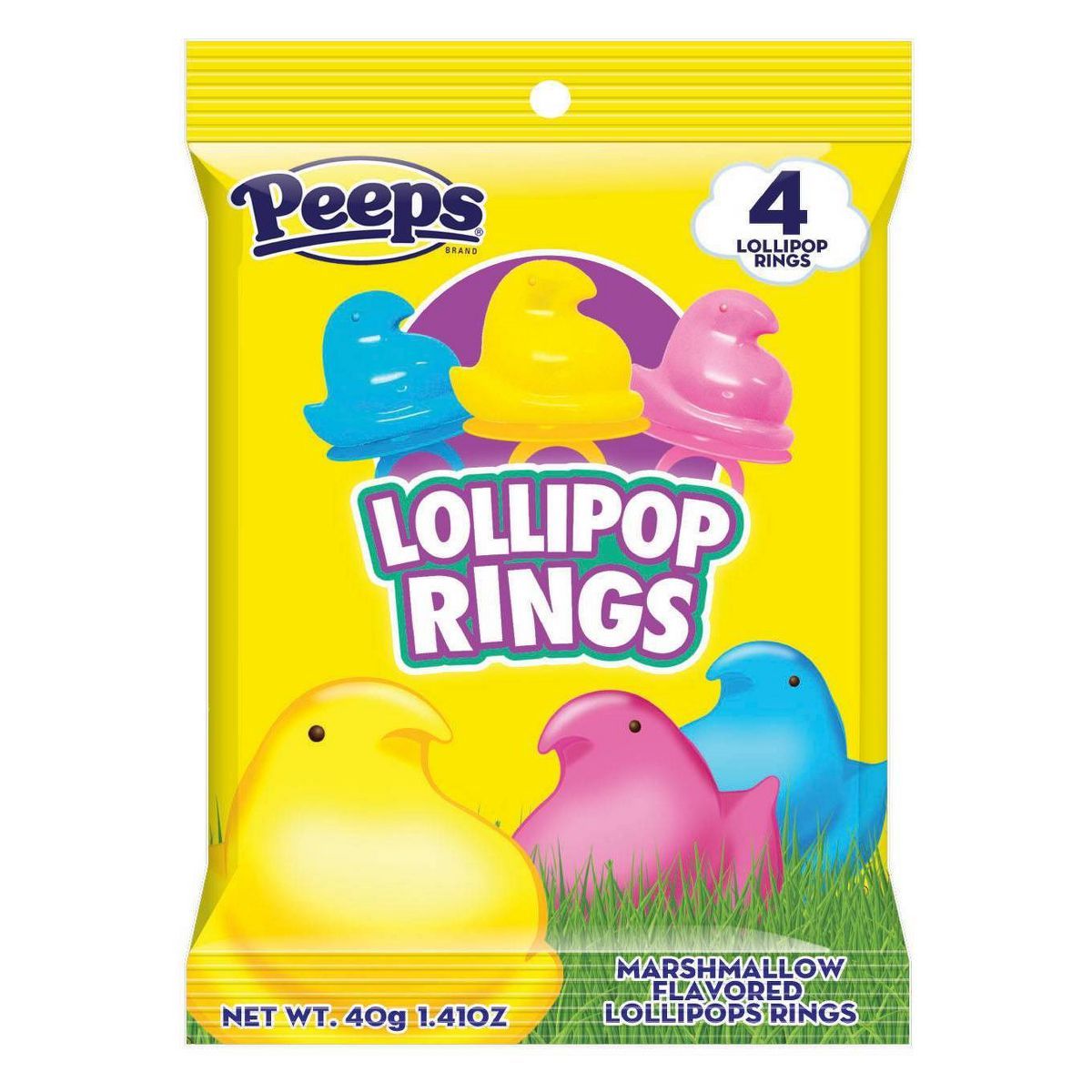 Peeps Easter Lollipop Rings - 1.41oz/4ct | Target