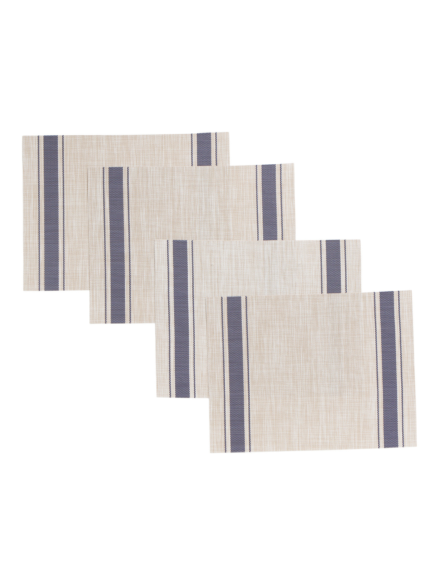 Set Of 4 13x17 Placemats With Vertical Stripe | TJ Maxx