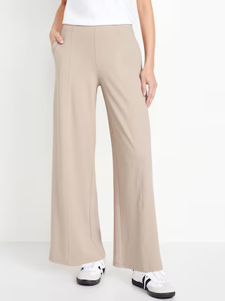 High-Waisted PowerSoft Trouser Pants | Old Navy (US)