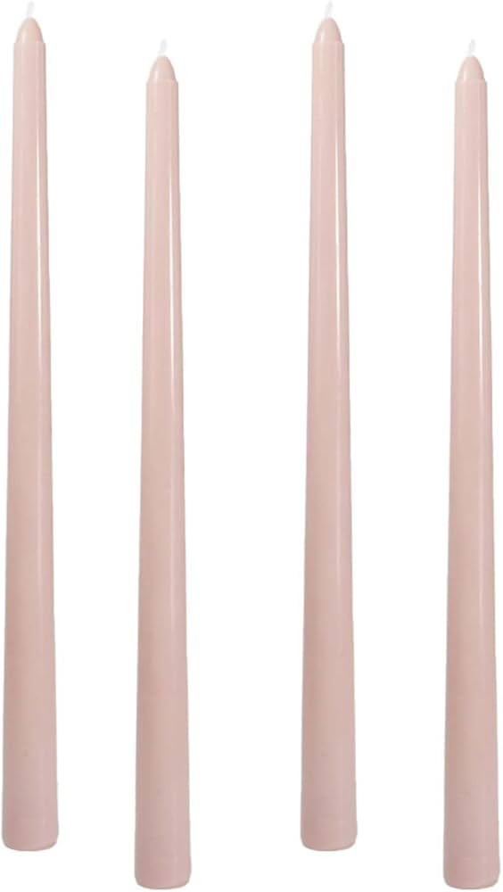 Taper Candles 12'' Colored Candle Sticks Set of 4 | Unscented | Home Decor Kitchen Decor Wedding ... | Amazon (US)