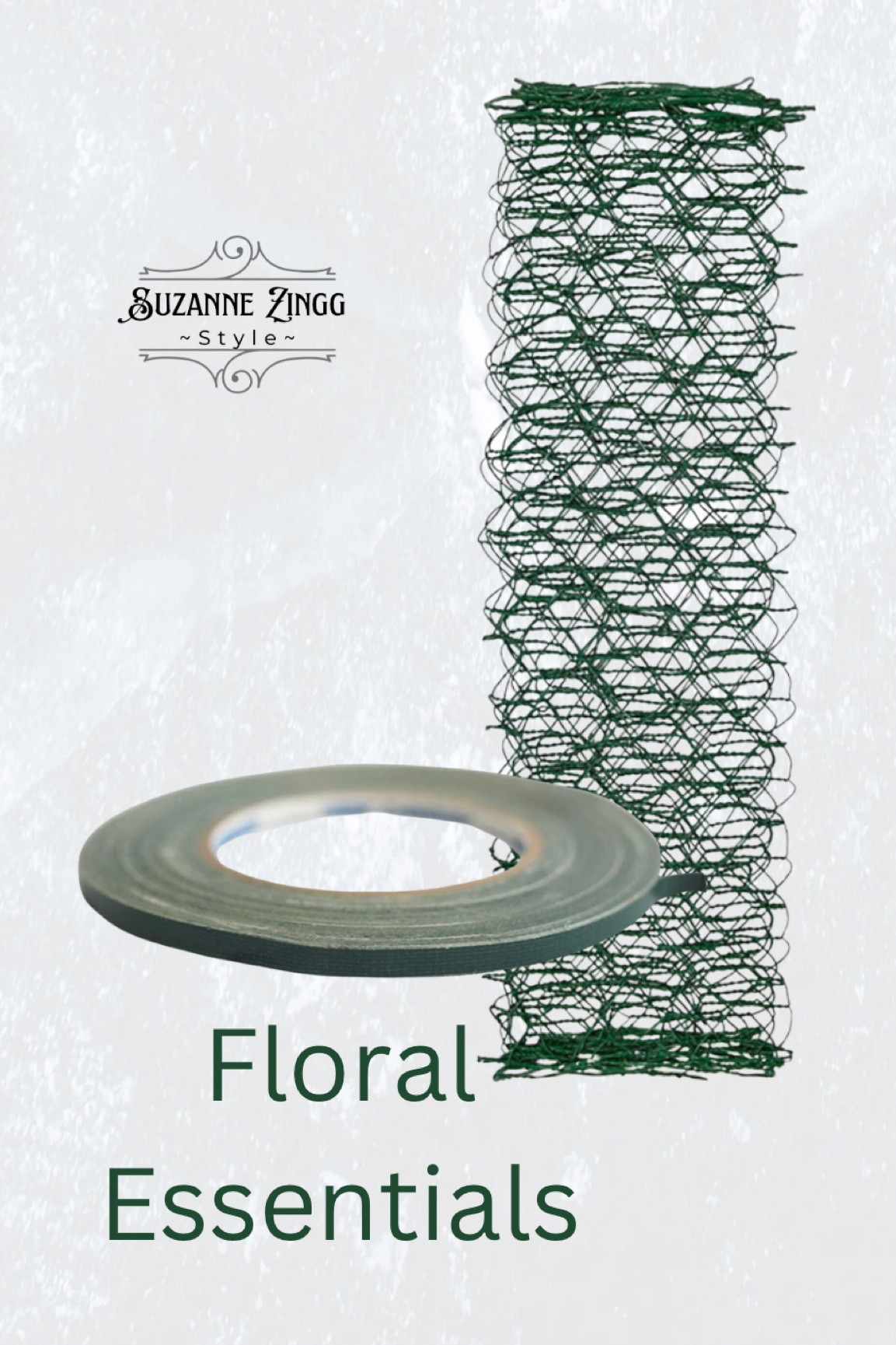 Coated floral chicken wire is a must for flower arrangements. This thin green tape sticks to glass vases and vessels  

#LTKSeasonal #LTKstyletip #LTKhome