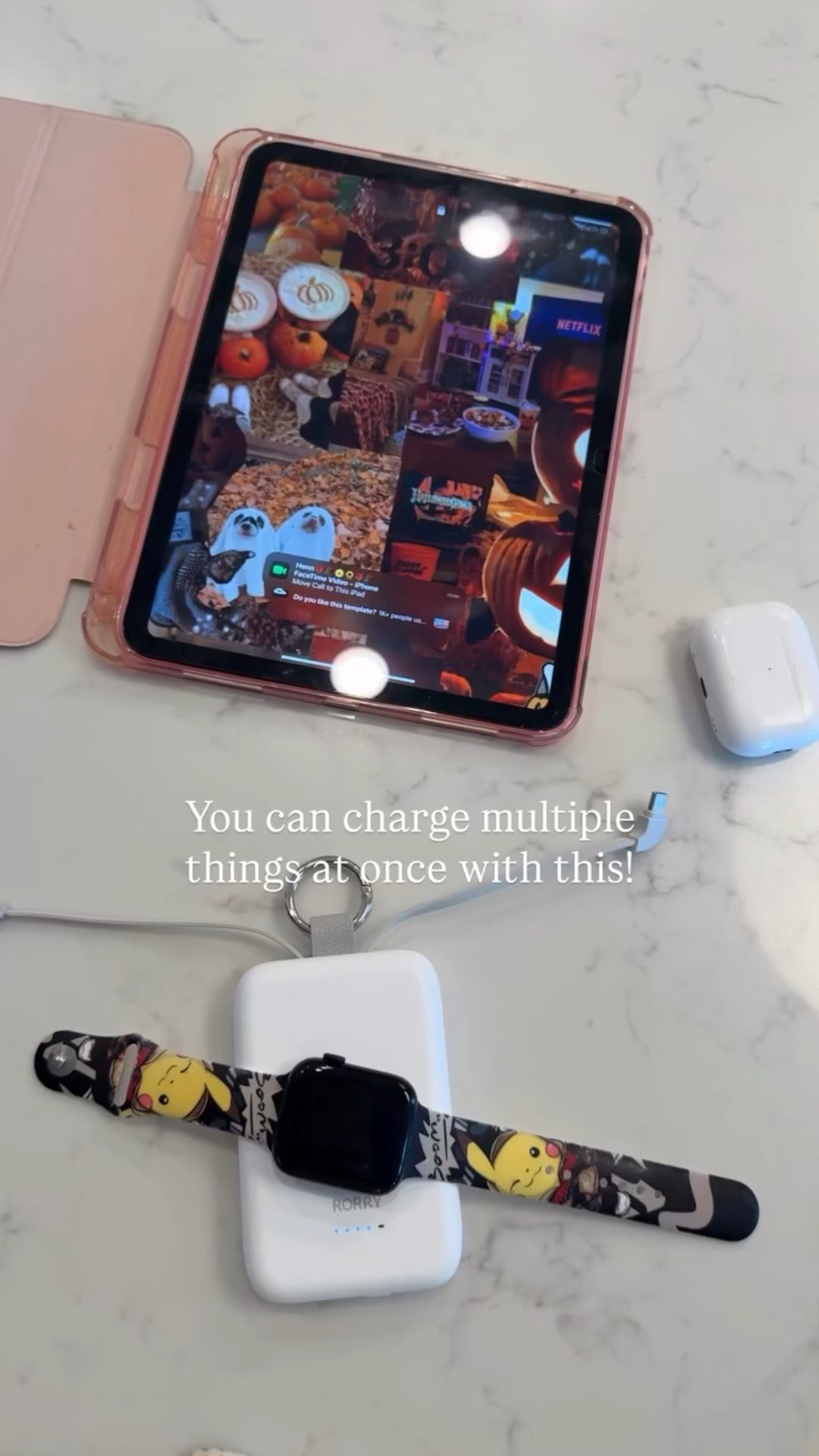You can charge multiple things at once with this!