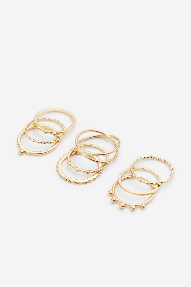 9-pack Rings | H&M (US)