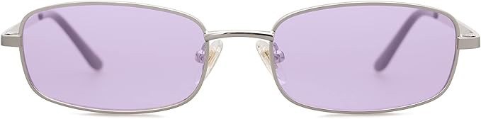SOJOS Retro Hippie Rectangle Sunglasses 70s Vintage Trendy Small Narrow UV400 Sunnies SJ1187 | Amazon (US)