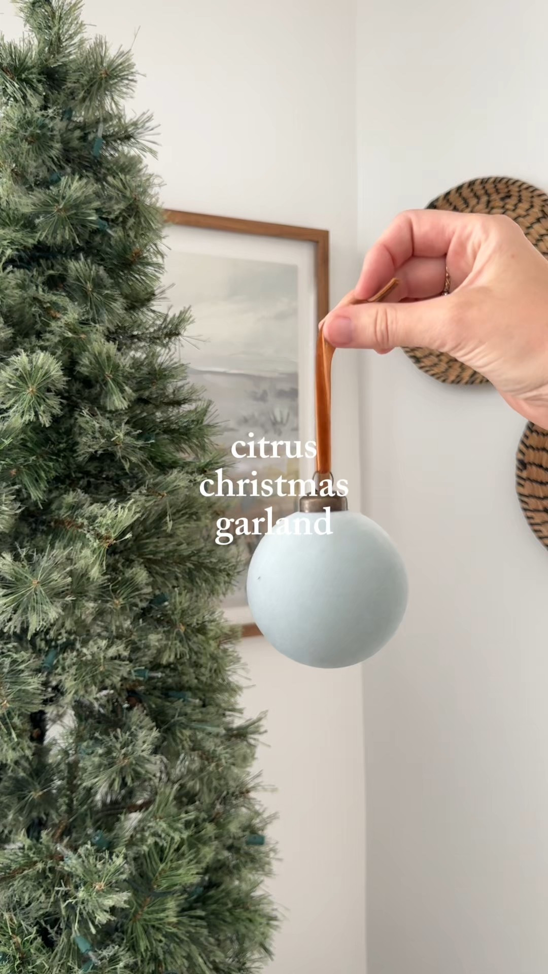 Citrus garland find for your Christmas tree and these adorable velvet baby blue ornaments! And some skinny Christmas tree finds!

#LTKSeasonal #LTKHome #LTKHoliday