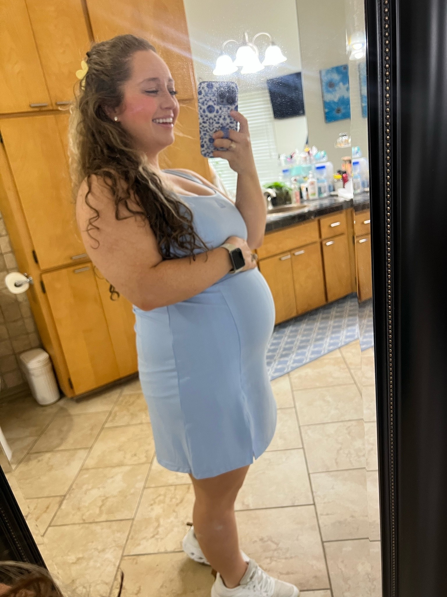 Wearing a medium!