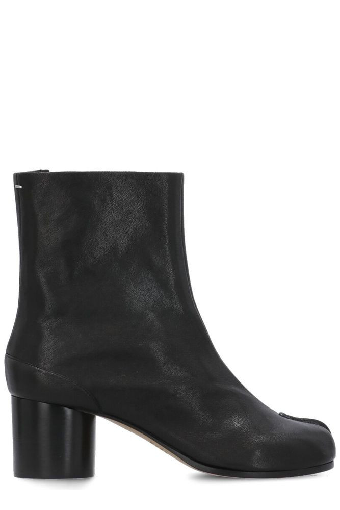 Maison Margiela Tabi Toe Block Heeled Ankle Boots | Cettire Global