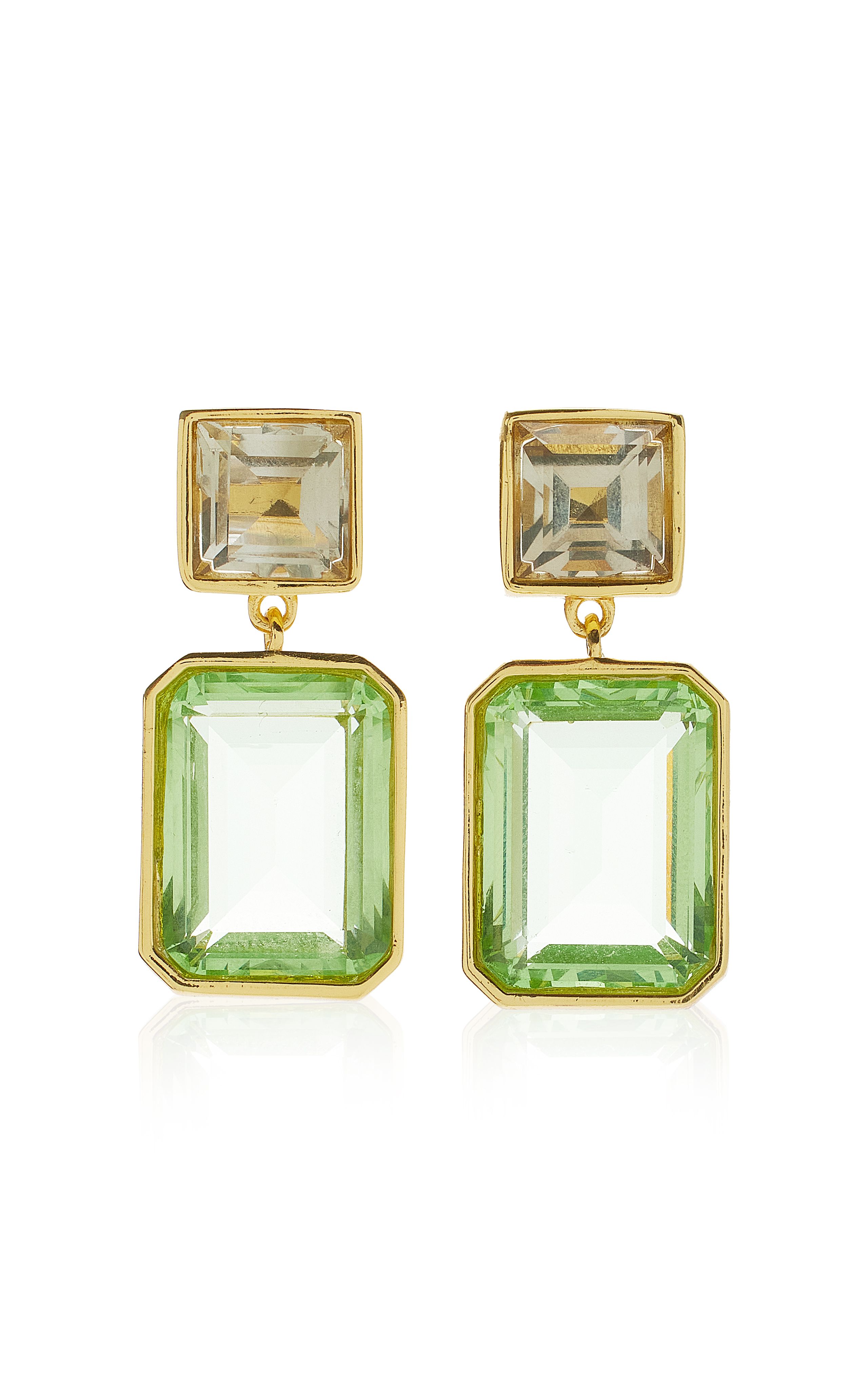 Exclusive Lush Amethyst, Crystal Gold-Plated Earrings | Moda Operandi (Global)