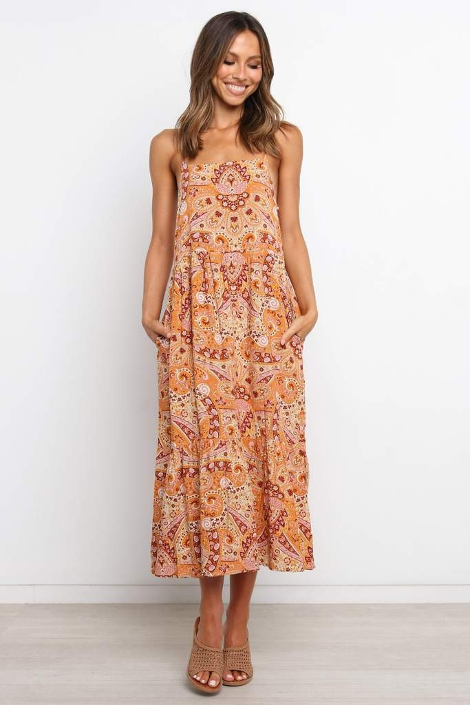 Jovie Dress - Orange | Petal & Pup (AU)