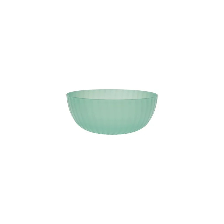 Mainstays - Green Round Plastic Swirl Pattern Cereal Bowl, 38-Ounce | Walmart (US)