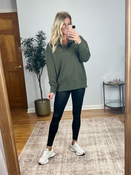 I am loving this pullover! Gives me aerie vibes at only $18. Available in a few colors. Sizes are going quick! Sized up to a medium so it would be legging friendly! 

#LTKFind #LTKsalealert #LTKunder50