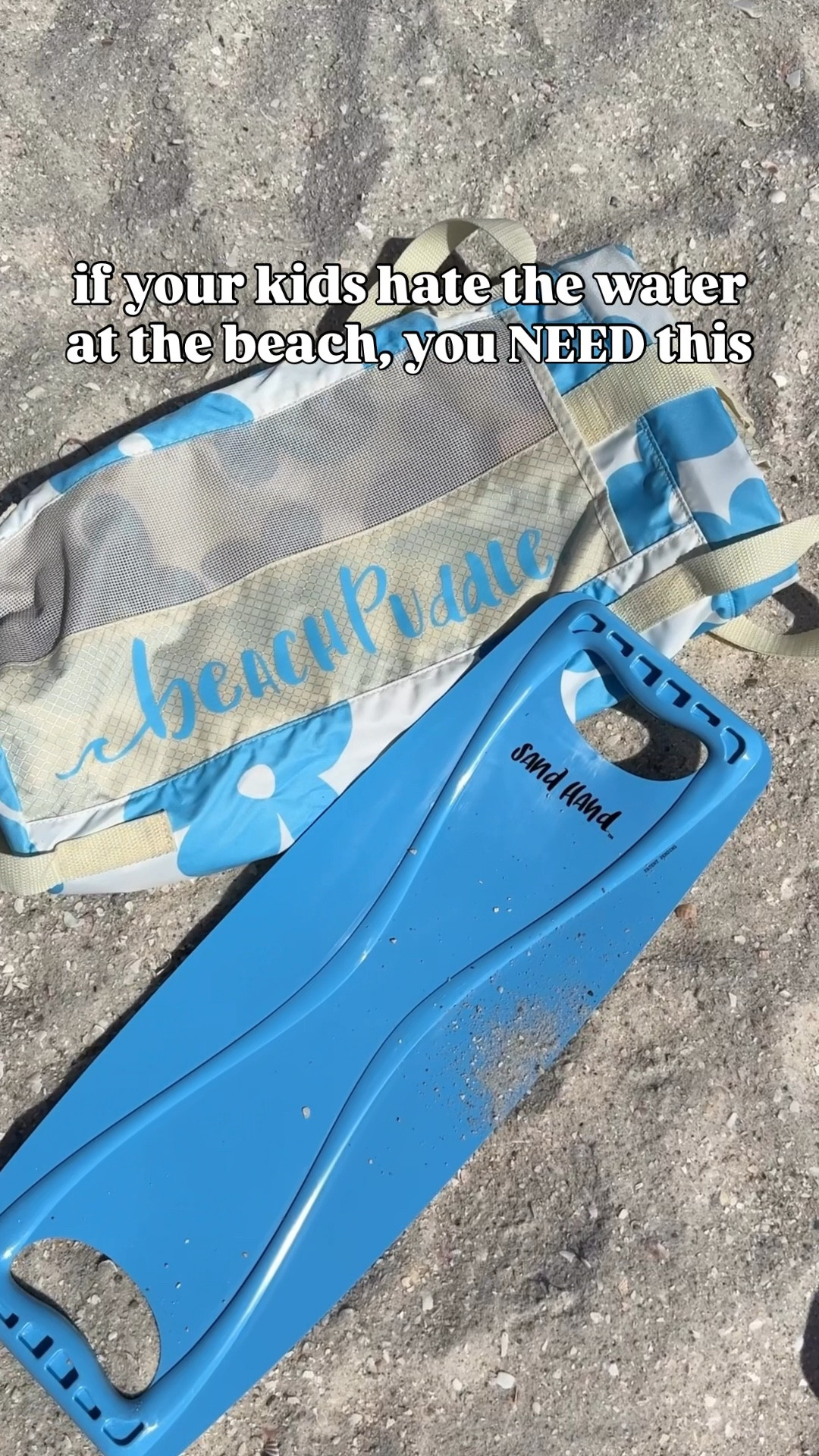 The Beach Puddle is a MUST if you have toddlers or babies at the beach! Ours love having a shaded, private spot to play in tide-free water right off the ocean at the beach.