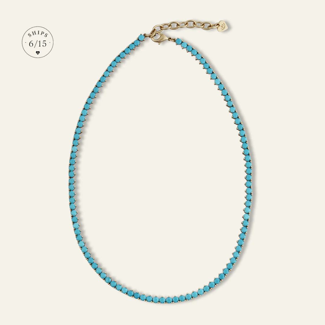 Pre-Order | Turquoise Tennis Necklace | HART