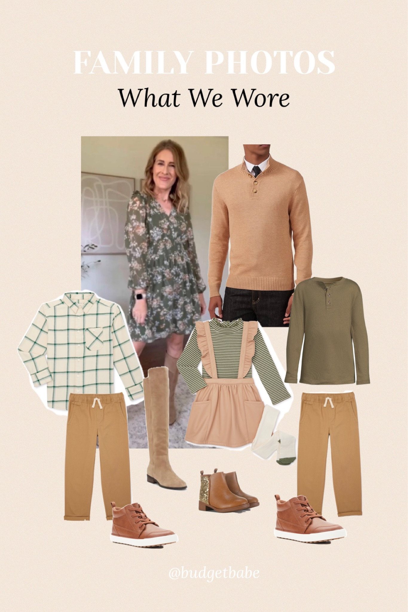 Here’s what we wore for our annual family photos 💕 neutral classic simple
family matching coordinating outfits photoshoot inspo 

#LTKfamily