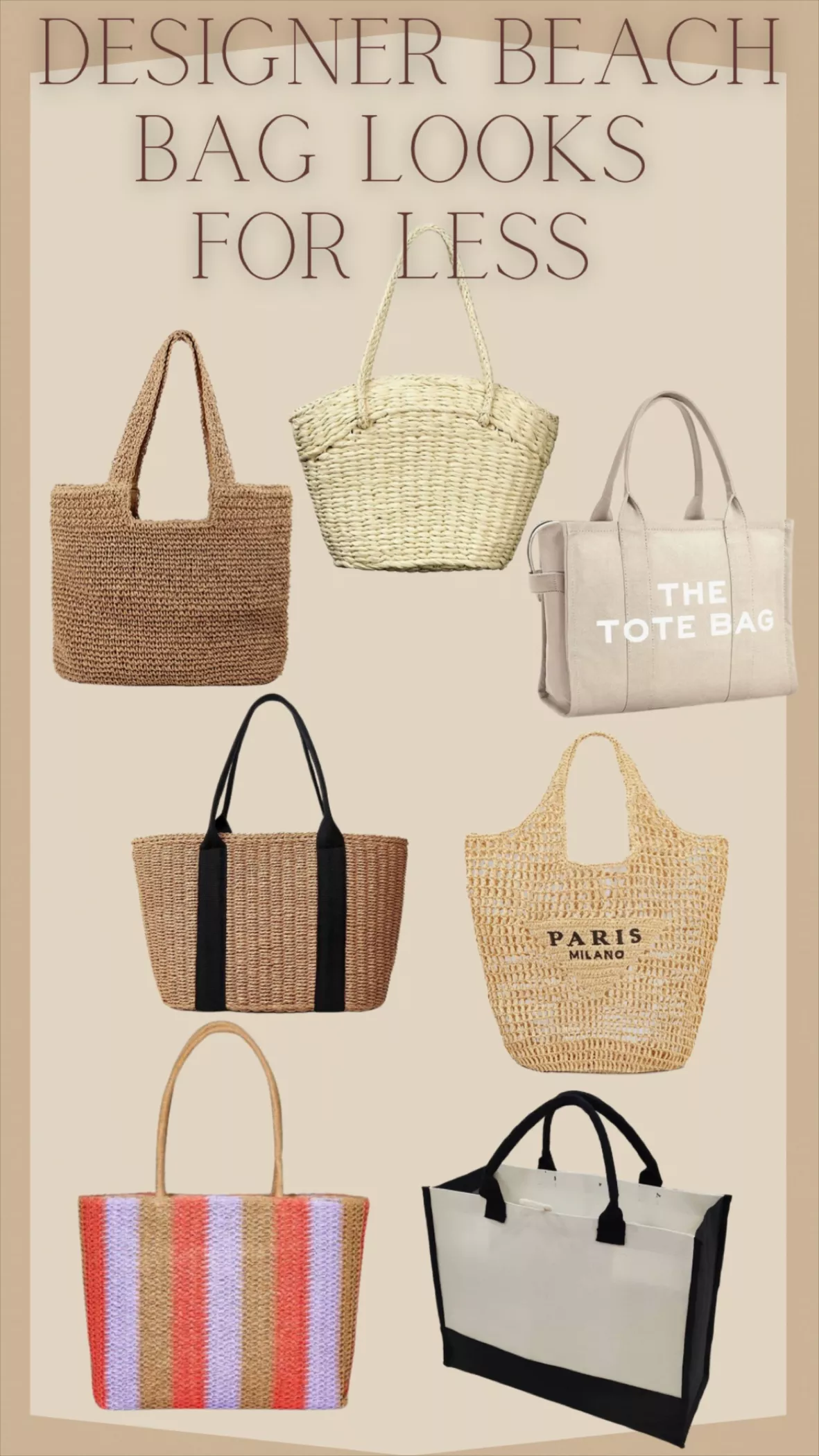 Freie Liebe Straw Beach Bag for … curated on LTK