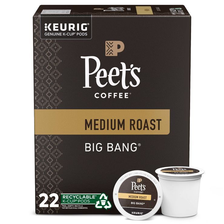 Peet's Big Bang Medium Roast Coffee - Keurig K-Cup Pods | Target