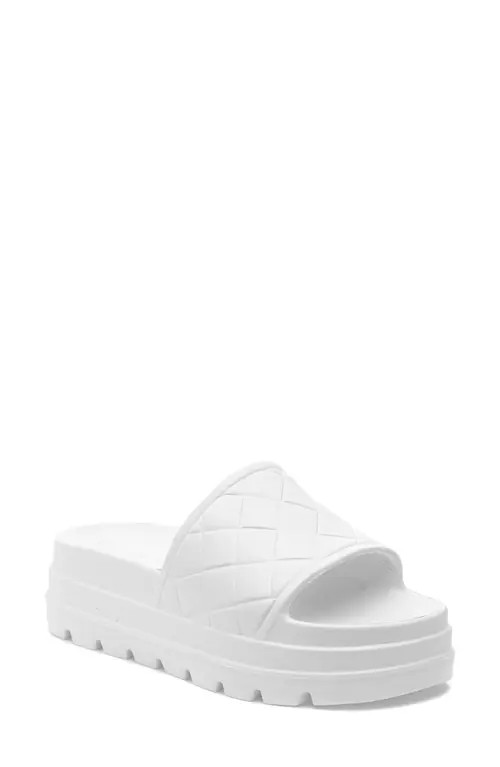 beach slides by J/SLIDES Stud Slide Sandal in White Eva at Nordstrom, Size 11 | Nordstrom