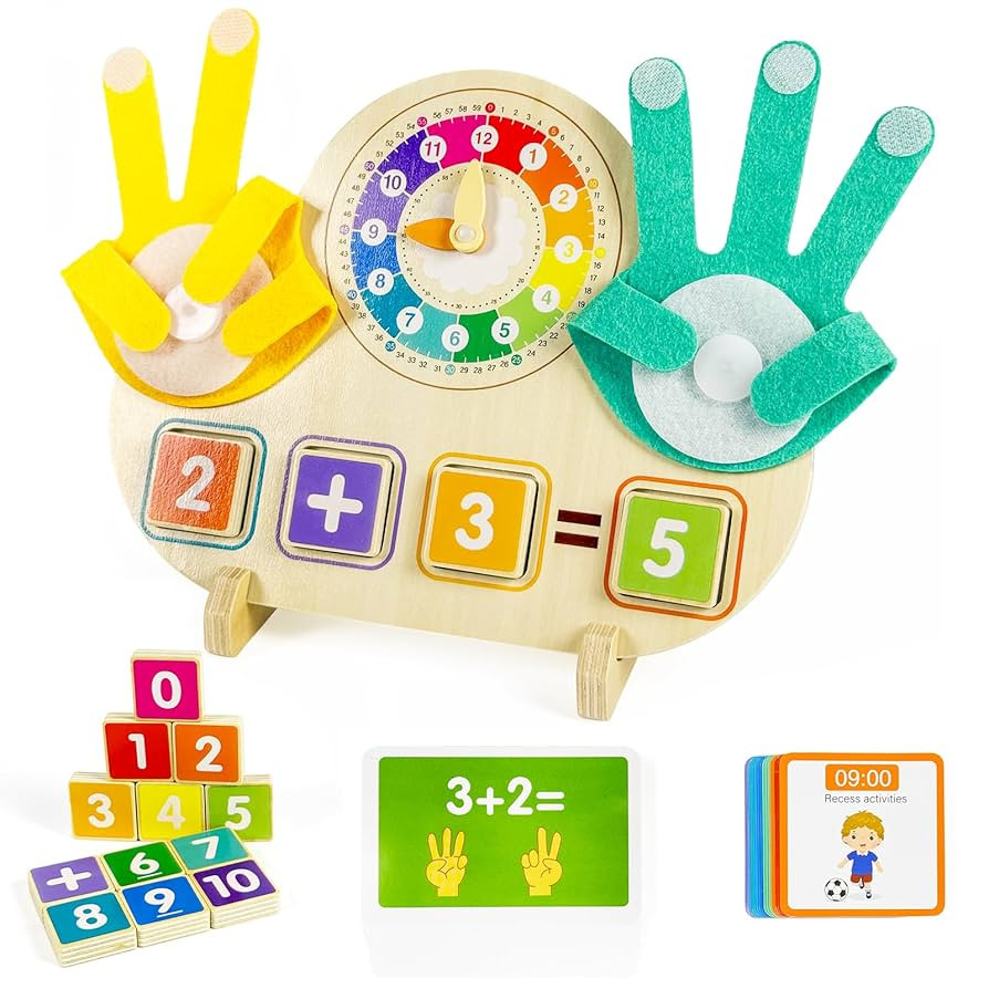 Juguetes de aprendizaje para niños pequeños de 3 a 5, juegos educativos con temporizador visual... | Amazon (US)