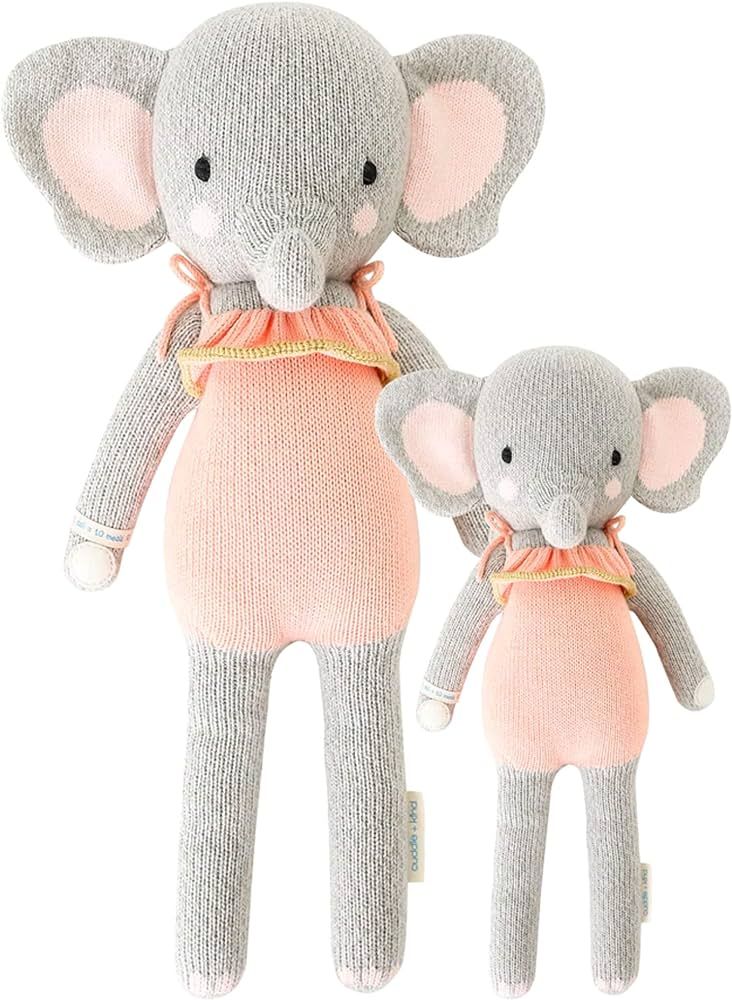cuddle + kind Eloise The Elephant Doll - Lovingly Handcrafted Dolls for Nursery Decor, Fair Trade... | Amazon (US)