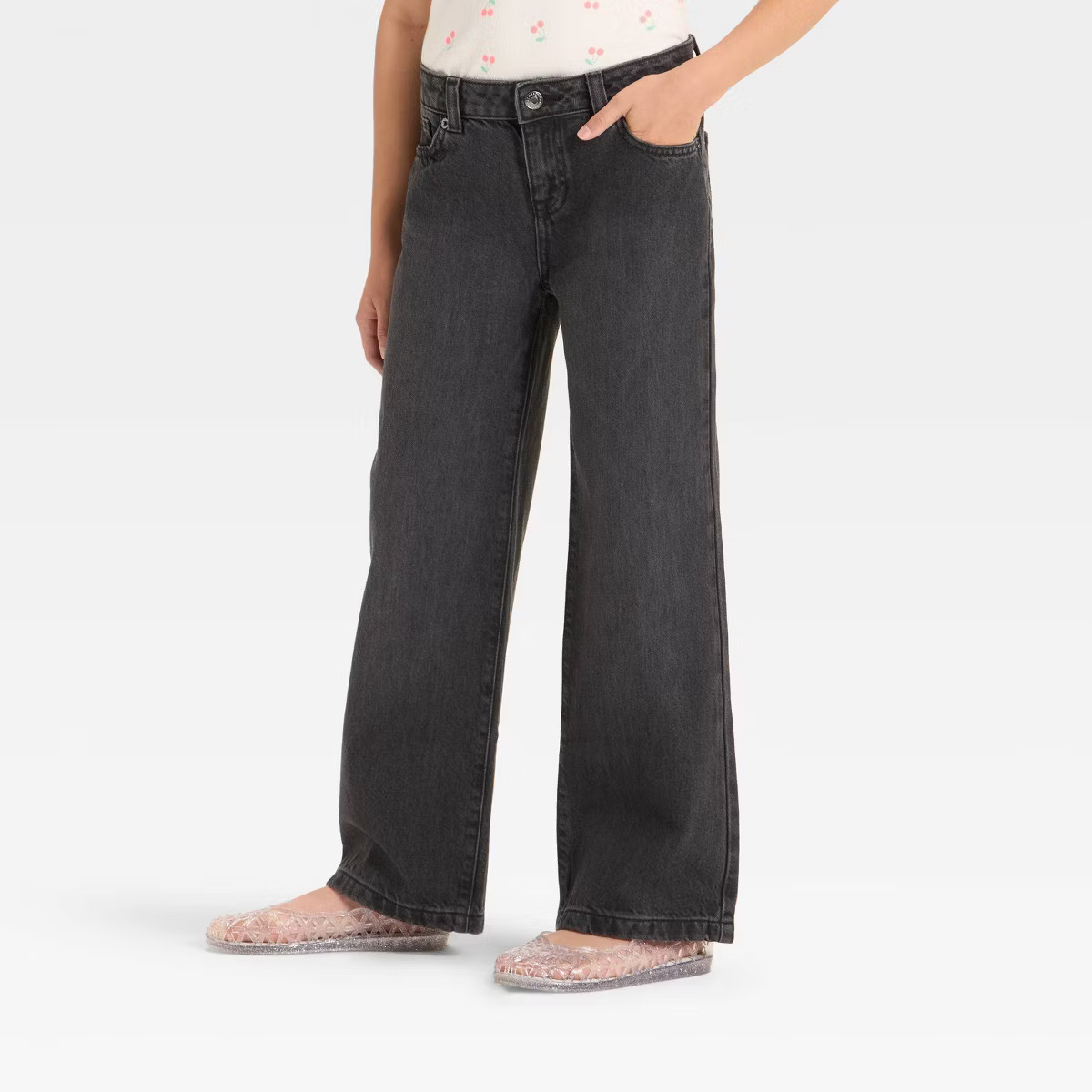Girls' Wide Leg Jeans - Cat & Jack™ | Target