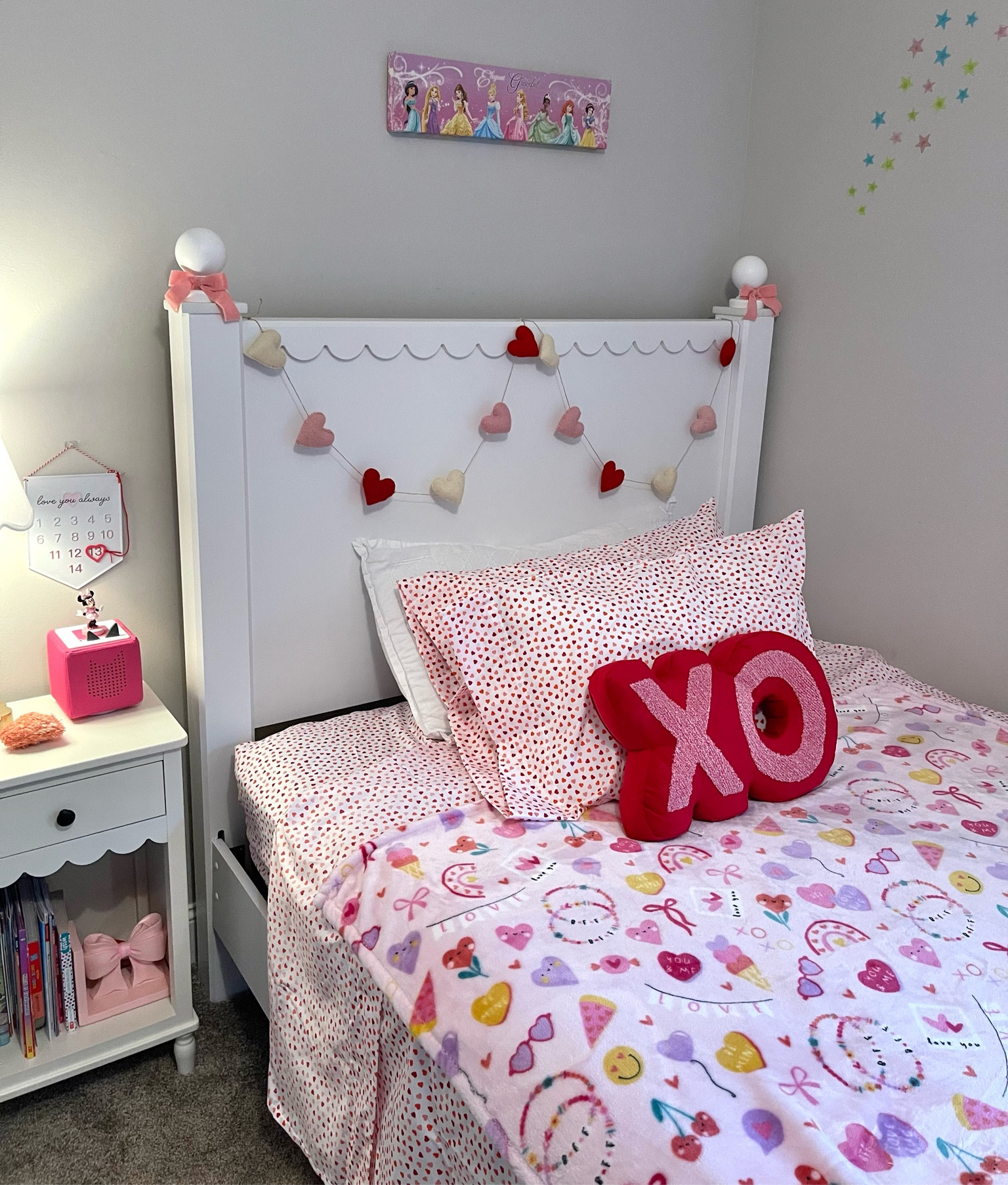My daughter’s room is ready for Valentine’s Day 💗😊🎀💕. 

#LTKKids #LTKSeasonal #LTKMostLoved