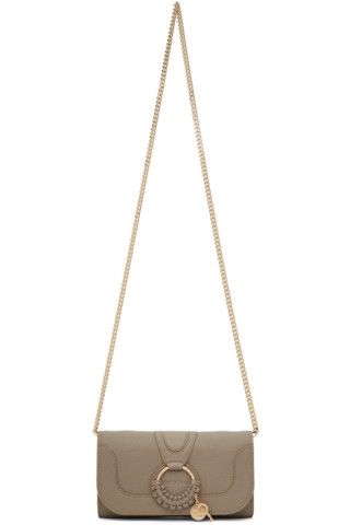 Grey Hana Chain Wallet Bag | SSENSE