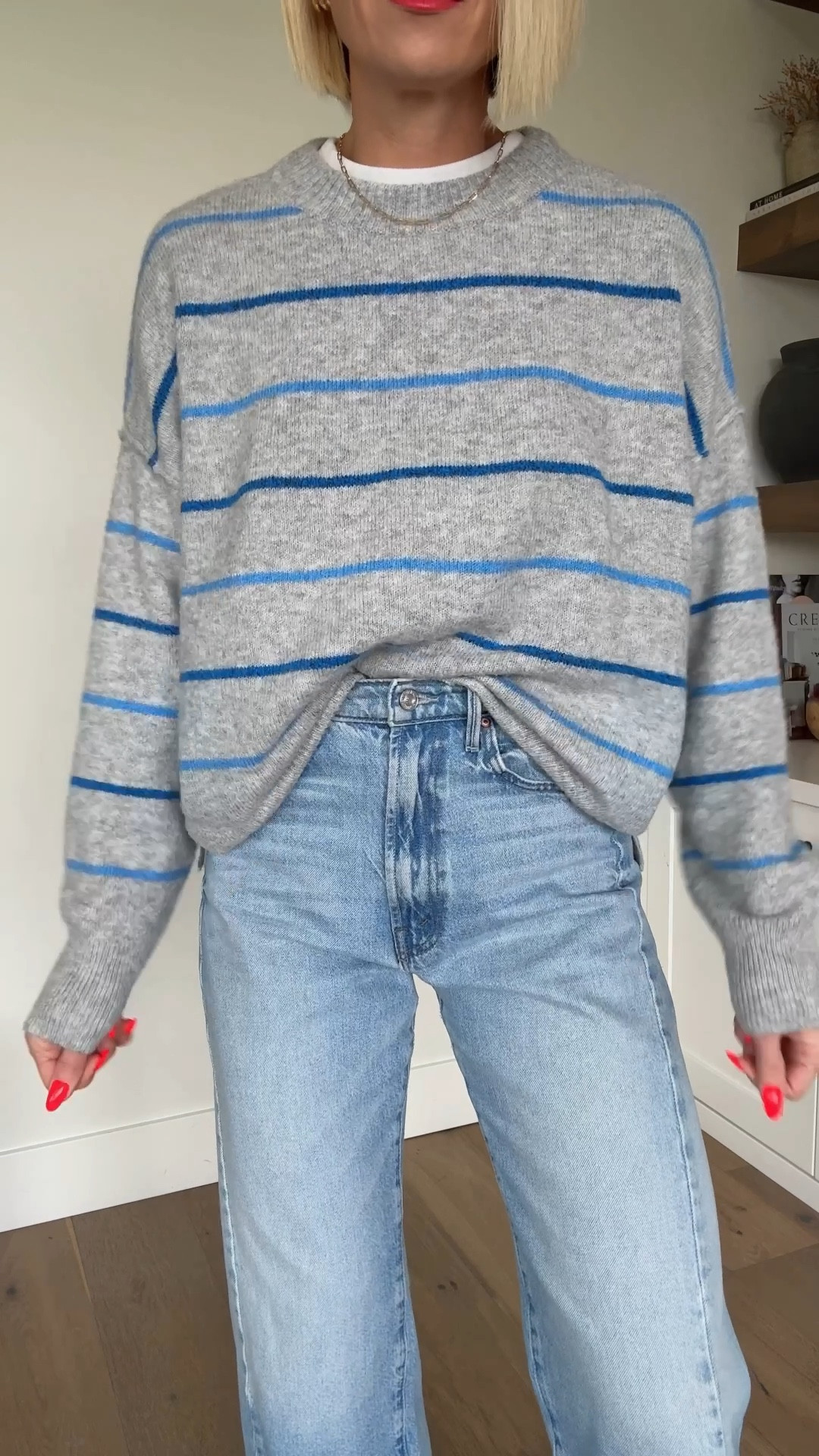 The softest sweater on SALE and comes in more colors/prints! Fit size, wearing a medium

#LTKOver40 #LTKdayinmylife #LTKSaleAlert