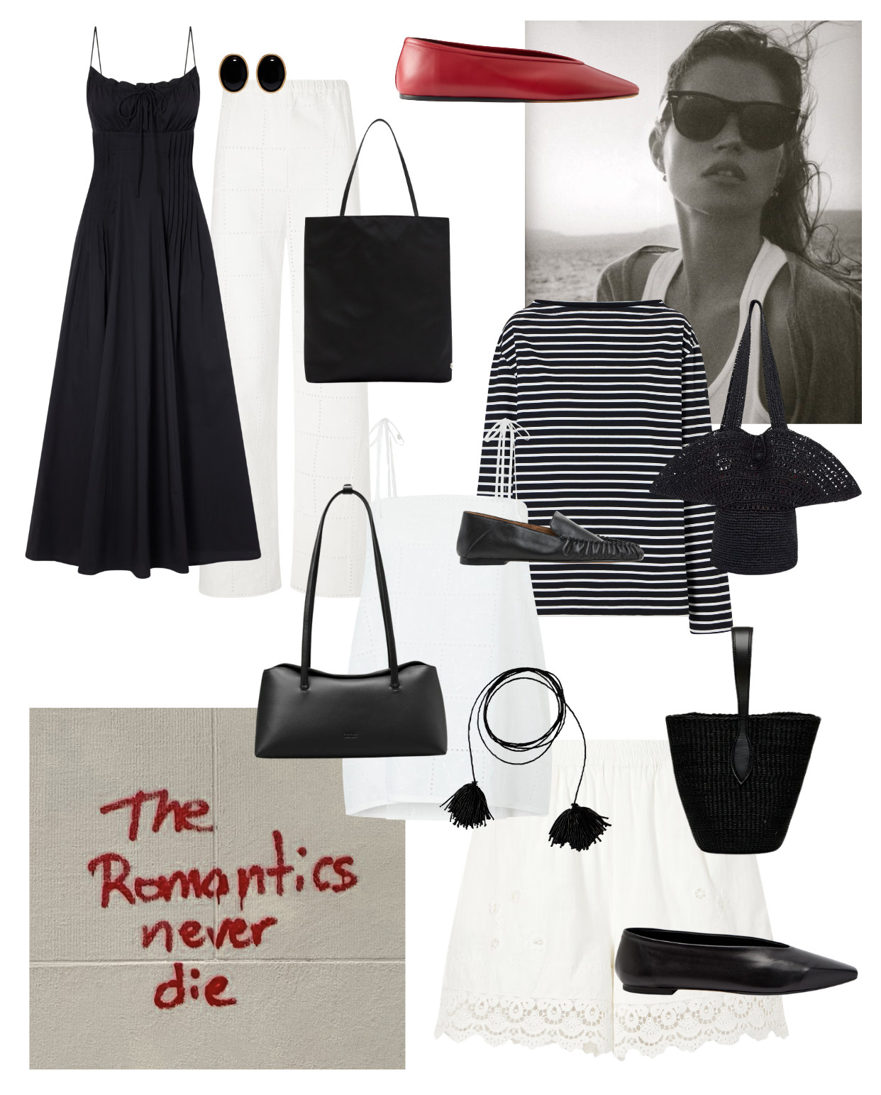 City, not beach.

black and white fashion, monochrome outfit, black and white aesthetic, French girl style, Parisian fashion, Breton stripe top, striped long sleeve top, navy stripe top, black midi dress, strappy midi dress, ruched bodice dress, black summer dress, white wide leg trousers, white linen trousers, white broderie skirt, lace hem skirt, white midi skirt, black tote bag, oversized black tote, black shoulder bag, black raffia bag, crochet tote bag, black woven bag, black raffia bucket bag, black loafers, leather loafers women, red ballet flats, black square toe flats, black pointed flats, oval drop earrings, black tassel necklace, beaded tassel necklace, minimalist jewellery, monochrome wardrobe, capsule wardrobe black and white, classic French style, effortless chic, quiet luxury aesthetic, timeless style 

 #LTKsummer #LTKeurope #LTKtravel