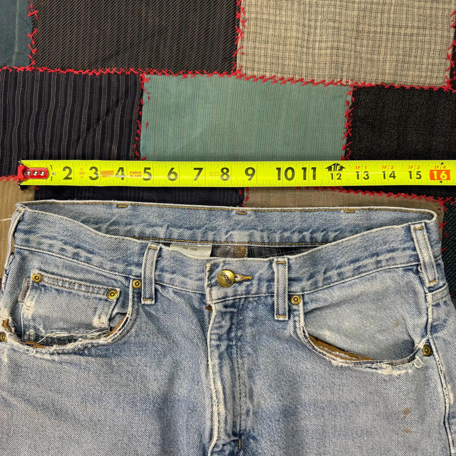 Vintage 90s Carhartt Distressed Workwear Denim Jeans Faded Flannel Lined Grunge | Etsy (US)