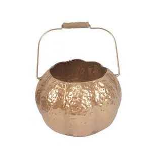 8.5" Pumpkin Metal Container by Ashland® | Michaels Stores