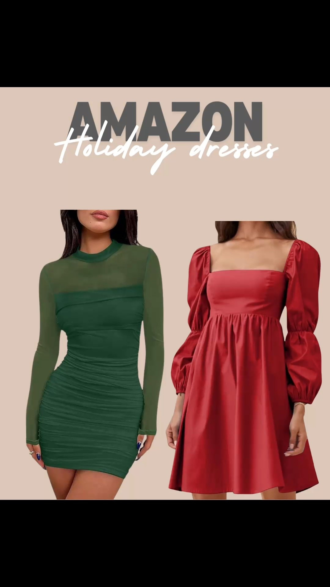 Holiday dresses from Amazon prime 

Amazon, Amazon dress, Amazon dresses, Amazon wedding guest dress, Amazon Christmas dress, fall fashion, cocktail dress, Christmas dress, seasonal dresses, formal dresses, holiday dress, holiday party dress, holiday party, Christmas party, Christmas party dress, wedding guest dresses, winter wedding guest dress, green dress, sequin dress, red dresses, bridesmaid dress, formal wear, cocktail dress, midi dress, short dress, mini dress, ruffles, satin
#dresses #holiday

#LTKWedding #LTKFindsUnder50 #LTKHoliday