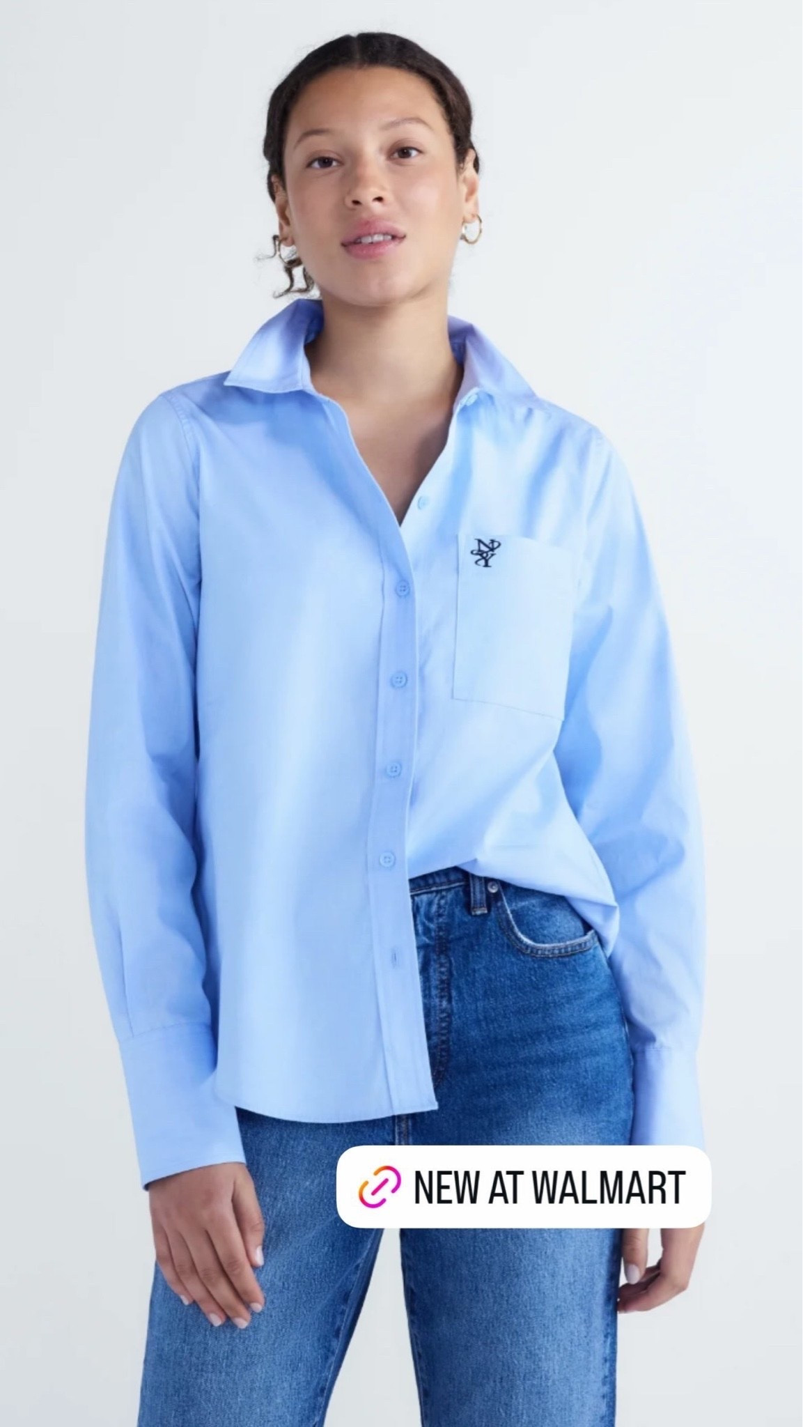Cute the button down from Walmart! Could be sounding so many different ways!

#LTKmomlife #LTKootd #LTKgrwm