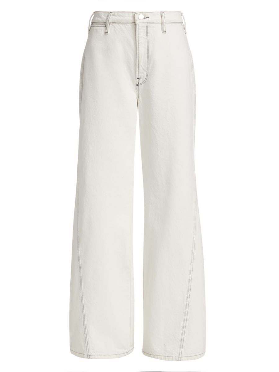 Frame Le Baggy High-Rise Palazzo Jeans | Saks Fifth Avenue